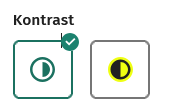 ikonka kontrastu